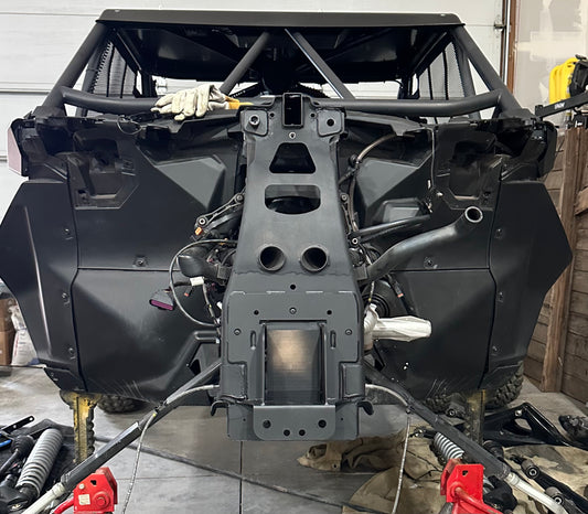 Maverick R Front Suspension and Bulkhead Reinforcement